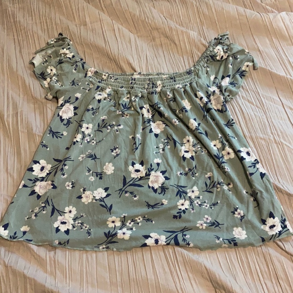 American Eagle Off The Shoulder Tee